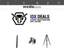 Tablet Screenshot of mediateknik.se